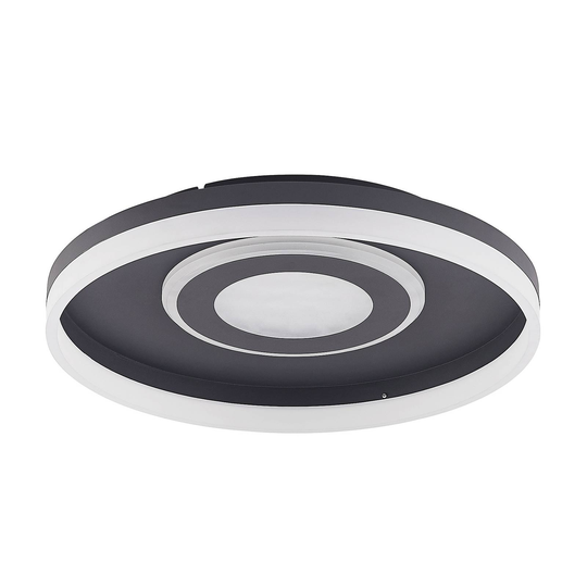 Lindby Gulda LED-taklampa, RBGW, svart