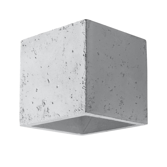 Vägglampa Ara som kuber av betong