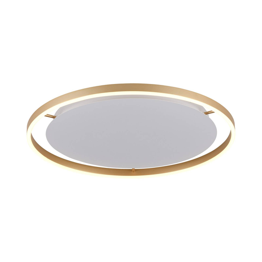 LED-taklampa Ritus, Ø58,5 cm, mässing matt