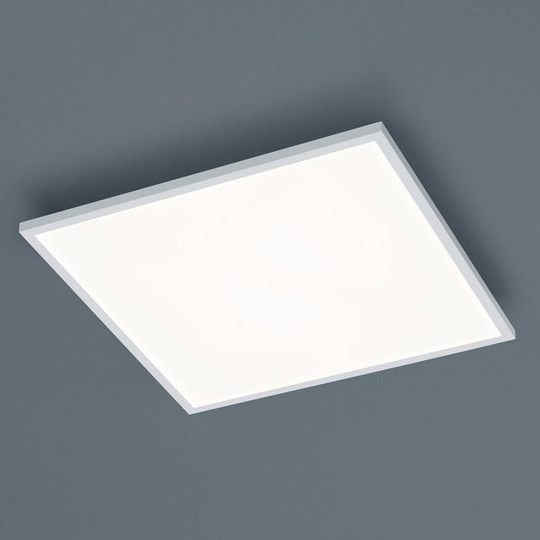 Helestra Rack LED-taklampa, dimbar, kantig, vit