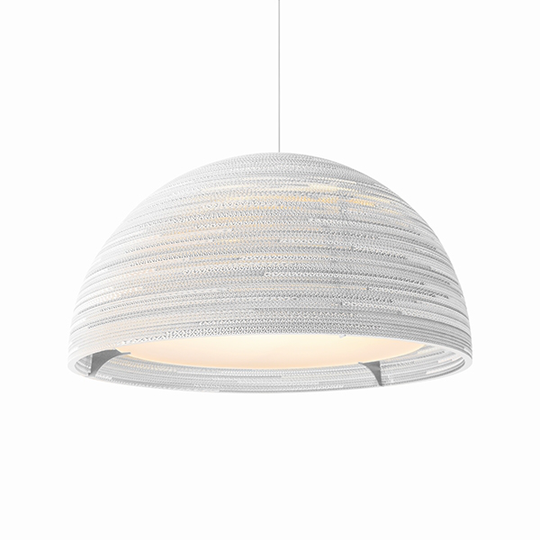 Graypants Scraplight Dome 36 Taklampa Vit