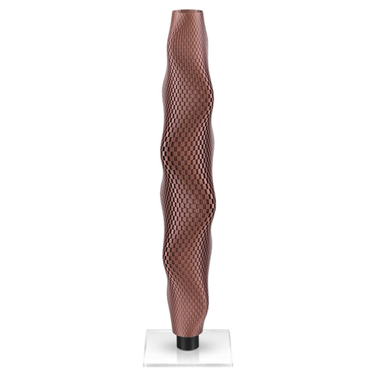 LED-golvlampa Flechtwerk Kaktus 75 cm, koppar