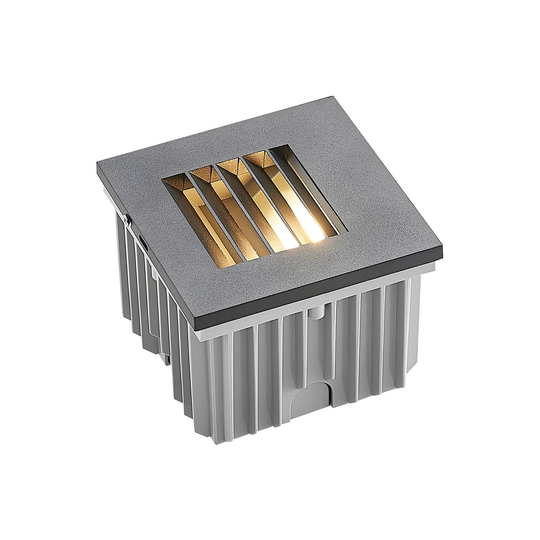 Arcchio Makio infälld vägglampa, svart, G9, IP65