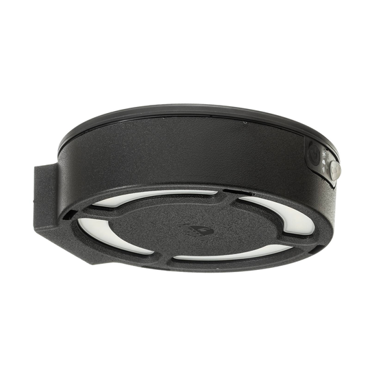 LED-solcellsvägglampa Fortunato svart CCT Sensor