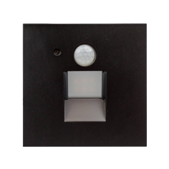 Arcchio Neru LED-inbyggnadslampa sensor kantig