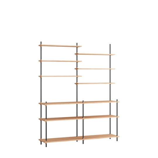 MOEBE S.200.2.D Hyllsystem Ek/svart