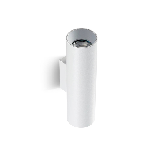 Arcchio Dilana vägglampa, rund, 2 lampor, vit