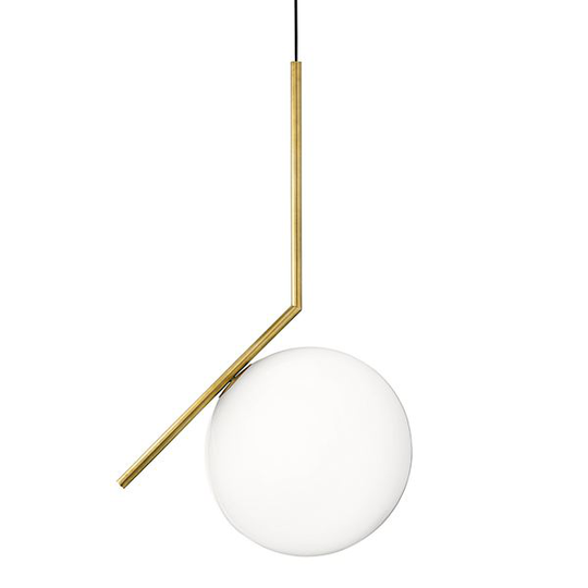Flos IC S2 Taklampa Mässing
