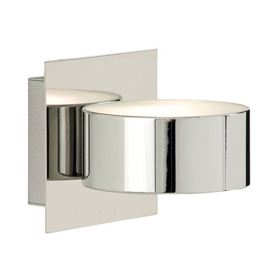 Vägglampa Wall 2691 i krom med glasdiffusor