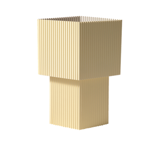 Pholc Rhomb Mini Bordslampa Vanilj