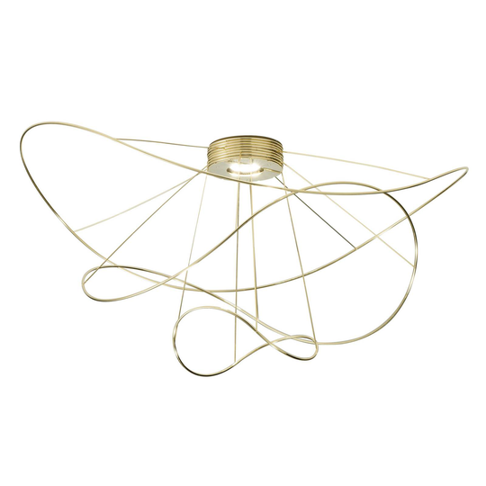 Axolight Hoops 3 LED-taklampa, guld