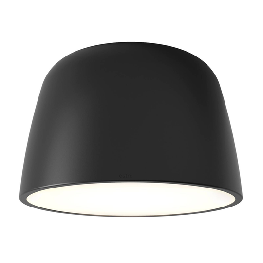 Astro Taiko taklampa, rund, Ø 30 cm, svart