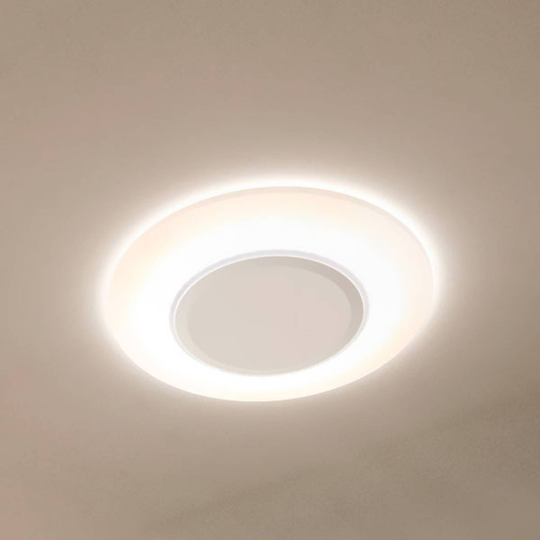 LEDVANCE Ring LED-taklampa, vit, 28cm
