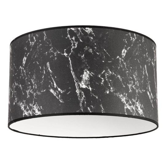 Taklampa Marble, svart marmorerad