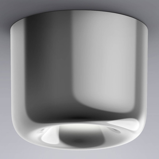 serien.lighting Cavity Ceiling L, aluminium blankt