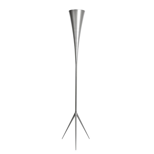 TATO De-Lux B8 Golvlampa Silver