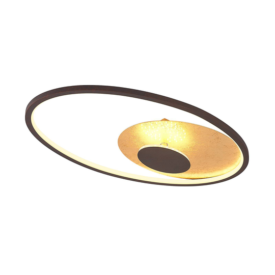 Lindby Fevial LED-taklampa, 61 cm x 36 cm