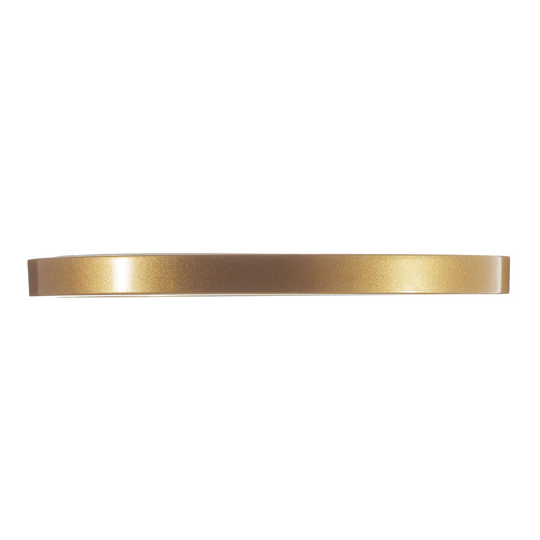 LED-taklampa Vika, rund, matt guld, Ø 30 cm