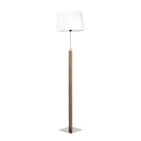 Aluminor Quatro Up golvlampa ek grå/krom