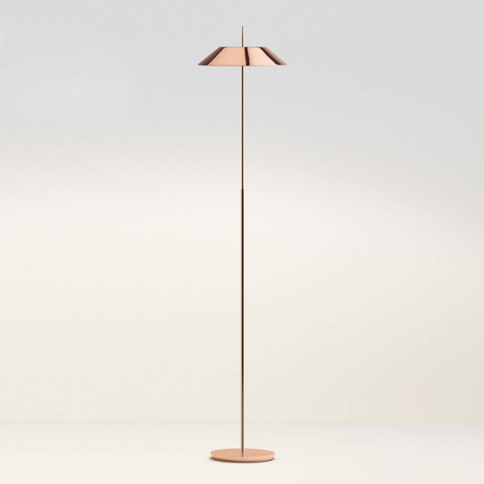 Vibia Mayfair - LED-golvlampa, koppar blank