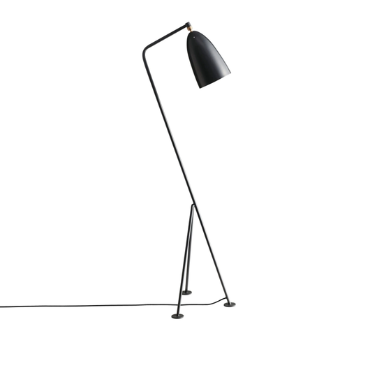 Gräshoppa Floor Lamp, Anthracite Grey Semi Matt