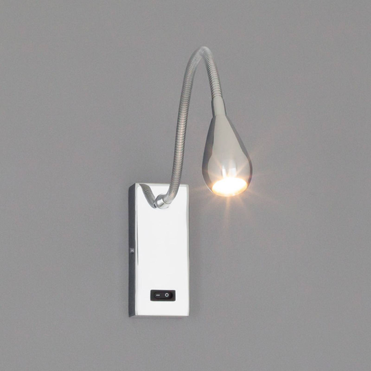 LED-spegellampa Rasmus i krom