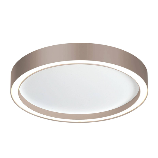 Bopp Aura LED-taklampa Ø 30 cm vit/mullvadsgrå