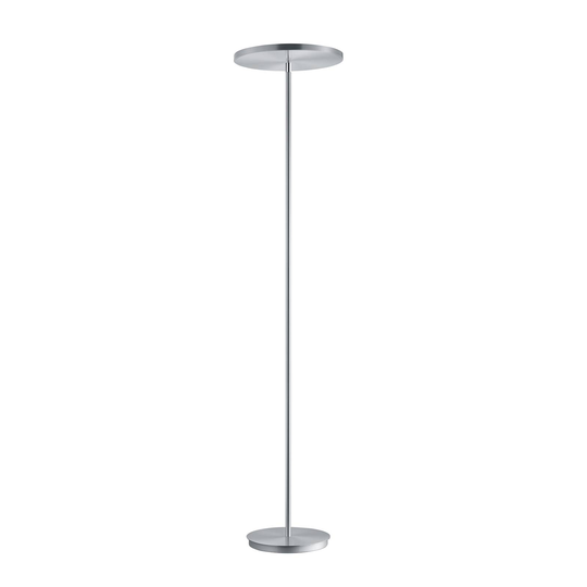 BANKAMP Solid LED-golvlampa med dimmer nickel/krom