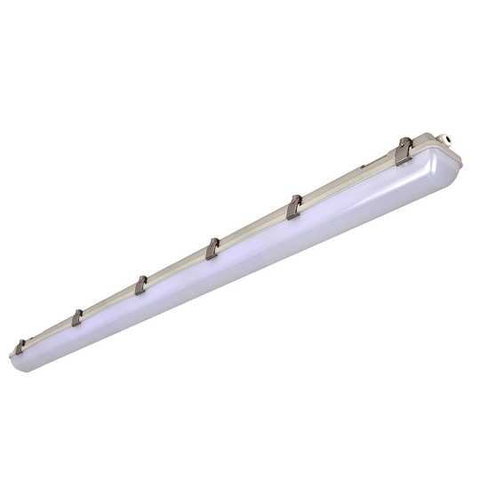 LED-våtrumslampa 659, grå, 156 cm, 50 W