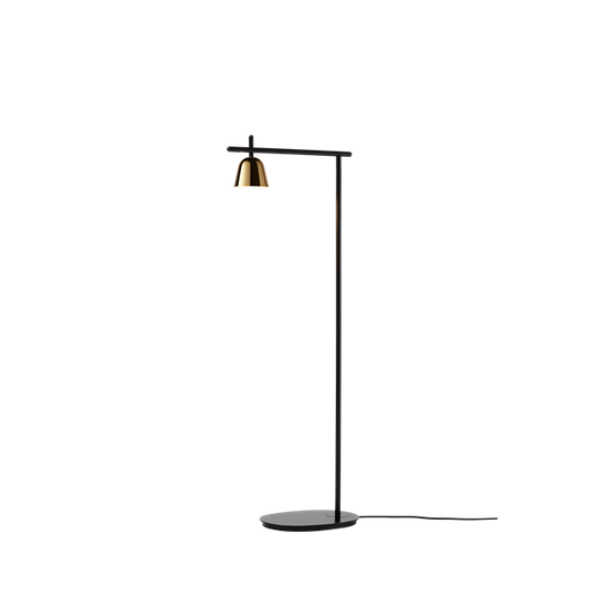 Parachilna Lighto P Golvlampa Mattsvart/Guldglansig
