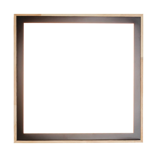 LED-taklampa Solstar kantig 33,5 x 33,5 cm