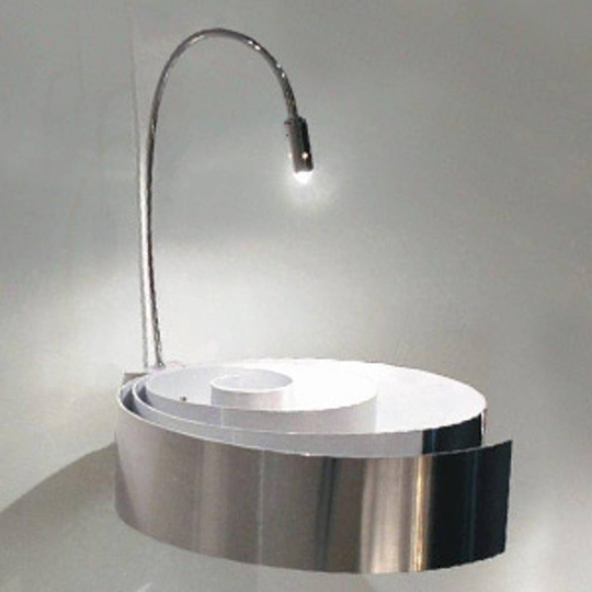 Exklusiv vägglampa Spirale, 35 cm