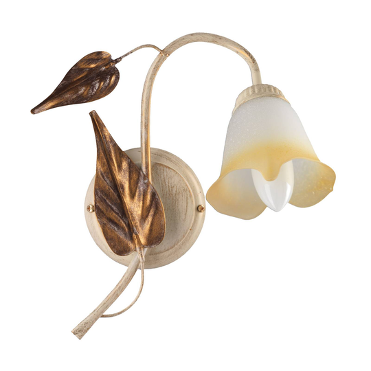 Vägglampa Vanda 1 lampa elfenben