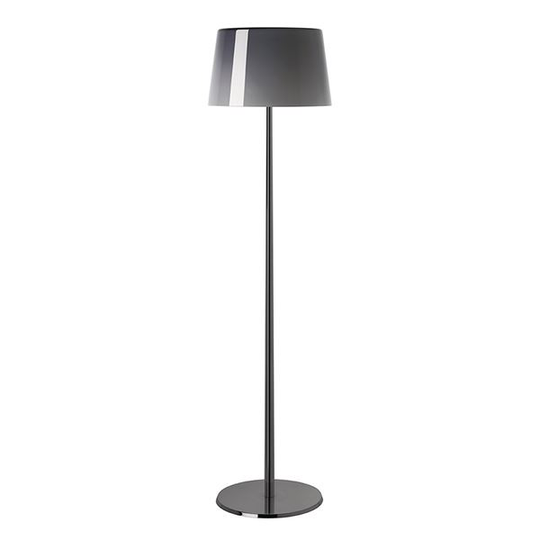 Foscarini Limiere XXL Golvlampa Krom & Grå m. Dimmer