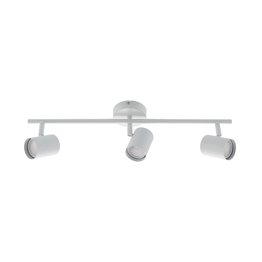 ELC Tomoki LED-taklampa, vit, 3 lampor