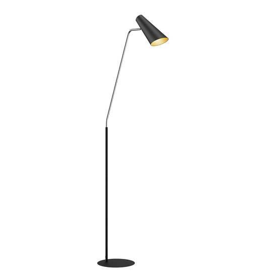 Lucande Wibke golvlampa i svart