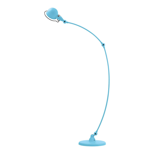 Jieldé Signal SIC843 golvlampa, pastellblå