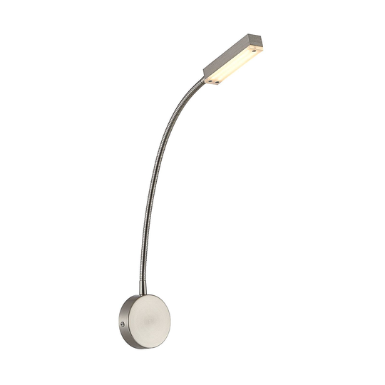 Flexarm-LED-vägglampa Samari med sensor