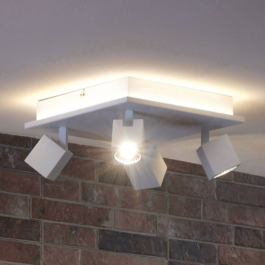 LED-taklampa Cuba - direkt/indirekt strålande