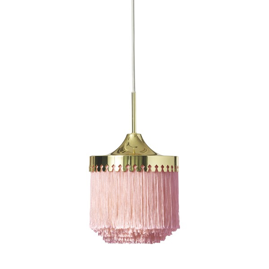 Warm Nordic Fringe Taklampa Ø20 Pale Rosa