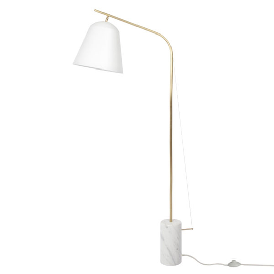 NORR11 Line Two Golvlampa Vit