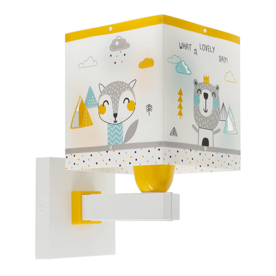 Dalber Hello Little vägglampa med kontakt