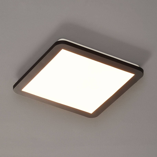 LED-taklampa Camillus, kvadratisk, 30 cm