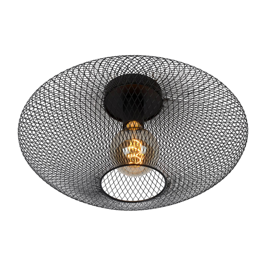 Taklampa Mesh, trapetsformig, svart