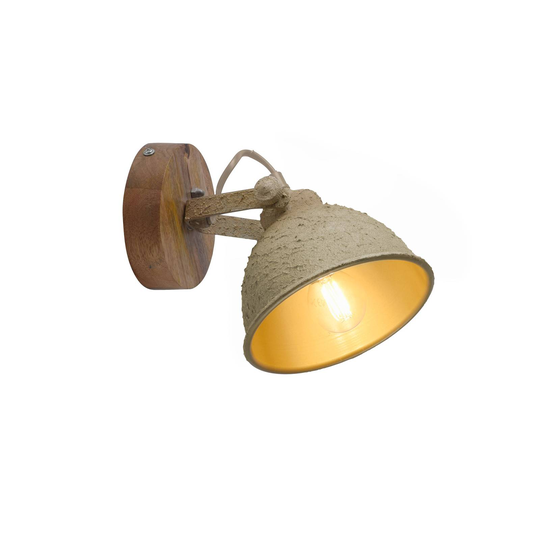 Vägglampa Samia, skärm roterbar, 1 lampa
