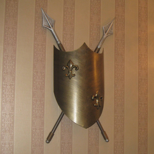 Indirekt lysande vägglampa Crusader
