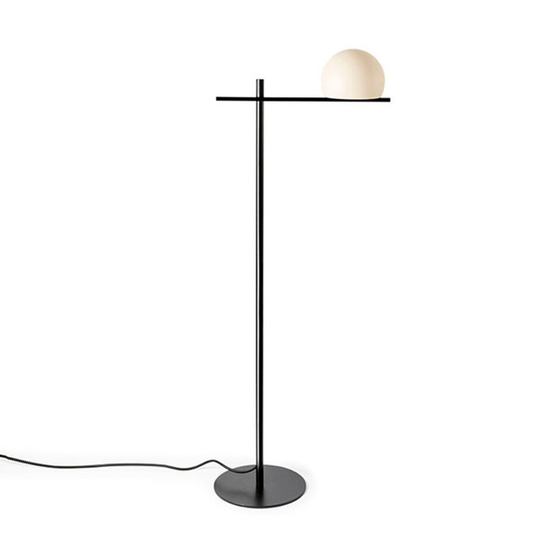 Estiluz Circ Golvlampa Utomhus Svart