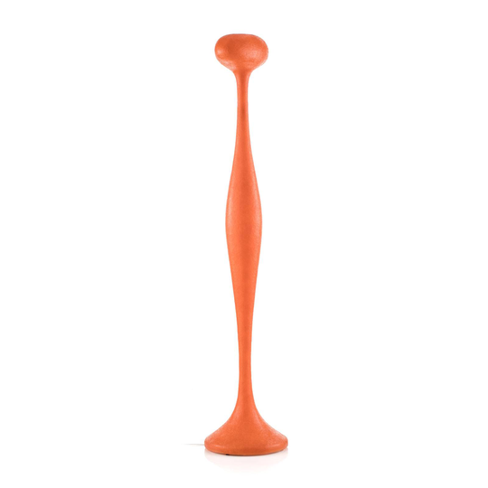 Utsökt golvlampa E.T.A. orange