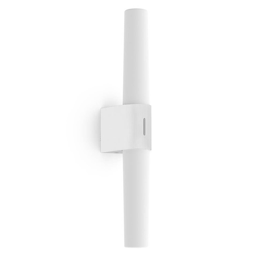 LED-badrumsvägglampa Helva Double Basic, vit