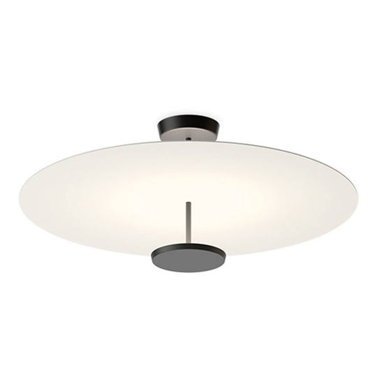 Vibia Flat LED-taklampa 2 lampor Ø 90 cm vit